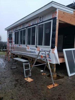 Sunroom addition