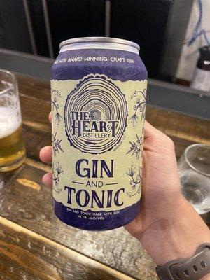 Delicious gin and tonic