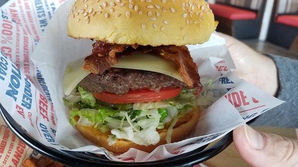 Bacon cheese burger