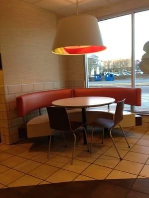 Really nicely decorated McDonald's. Haven't been to one that has been remodeled.