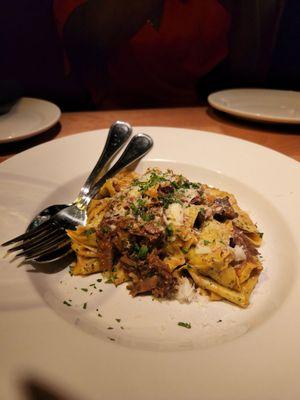 Mint paparpadelle w/ lamb ragu. Omg....Homeade pasta was delicate with spot on flavor!