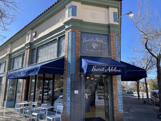 Exterior of Sweet Adeline Bakeshop in Berkeley.