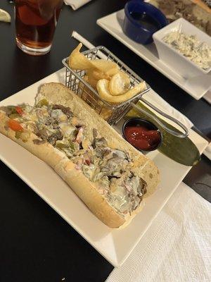 The Philly Cheese Steak Sandwich