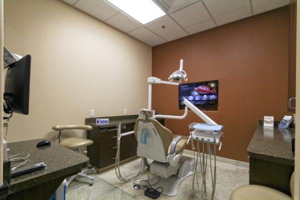 One of our Treatment Rooms where our doctors perform comfortable treatments.