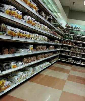 Bread section...