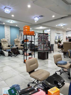 Pedi area