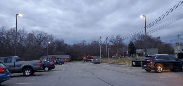 Street lights installation