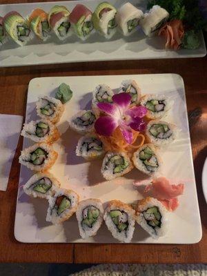 California Roll, Rainbow Roll