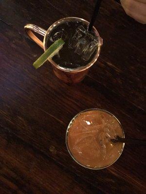 Kentucky Mule & Old Fashioned.