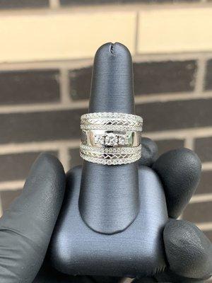 Custom made engagement ring