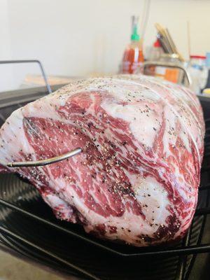 30 day aged prime rib - oven ready.