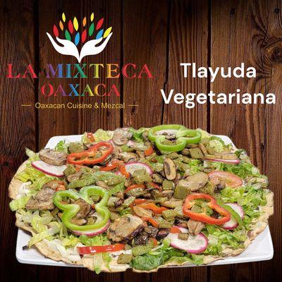 Tlayuda vegetariana