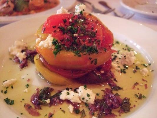 Heirloom Tomato Salad with Goat Cheese