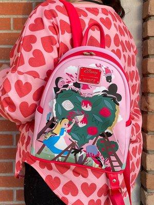 Alice in Wonderland Disney x Loungefly mini backpack. Open daily in Historic Downtown Glendale PinkHouseBoutique.com