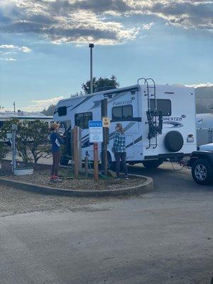 Full Service dump at this campground