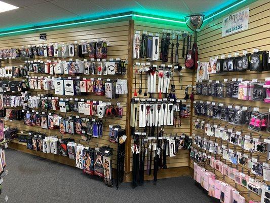 Whips, gags, and more for all your BDSM needs