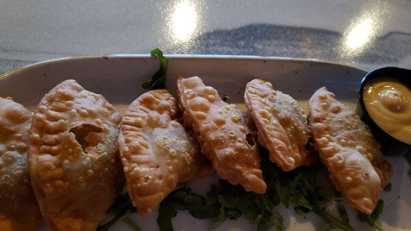 Pastel cabo Verde- empanadas with tuna. Delicious!