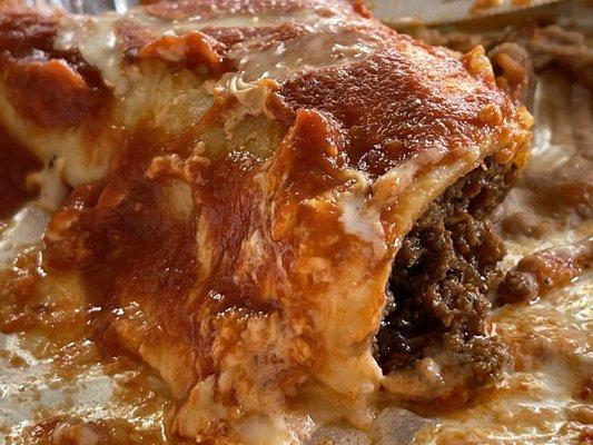 Beef enchilada!