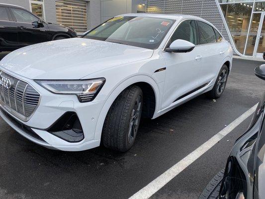 Our new 2021 Audi Etron