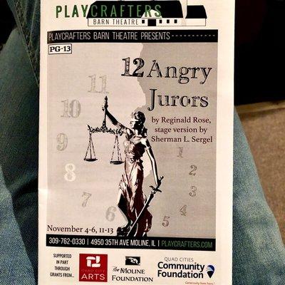 12 ANGRY JURORS is riveting .  I love this!