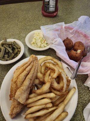 2 piece catfish plate