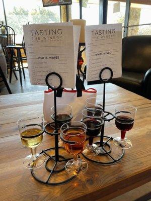 Wine tasting flight