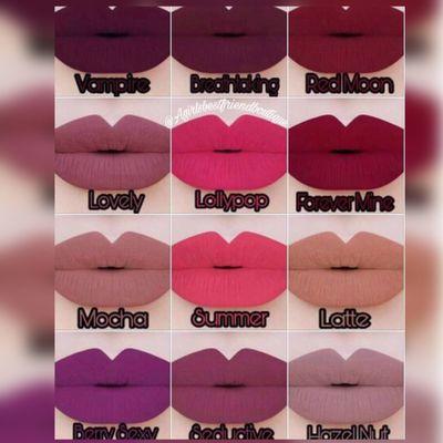 Matte liquid lipglosses! Only 2.99$