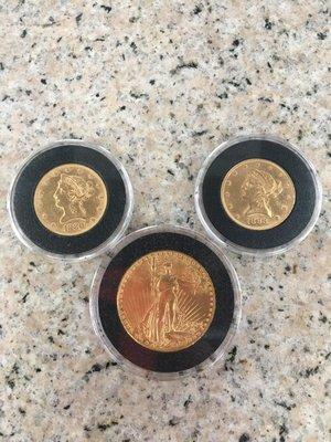 We buy and sell all types of gold coins.