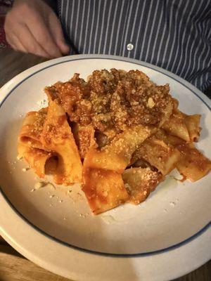 Pappardelle bolognese