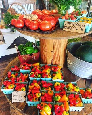 Gorgeous in season vegetables from local farms