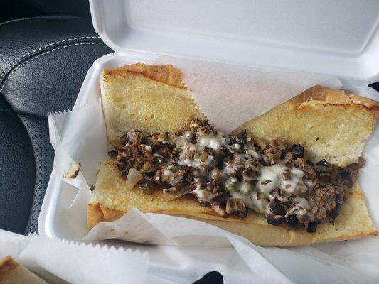 Philly cheese steak. Sad and pathetic at the same time :(