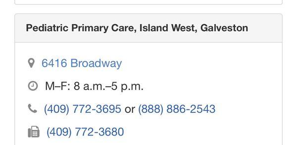 Primary care hours