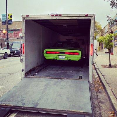 On its way to New York!New Owner Alert @ Chicago Auto Warehouse, Thank you Jeff for your purchase and enjoy your new 70 Charger!