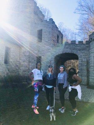 Sunday, 8 November 2020 -- hiking at North Chagrin Reservation where Squire's Castle is located.