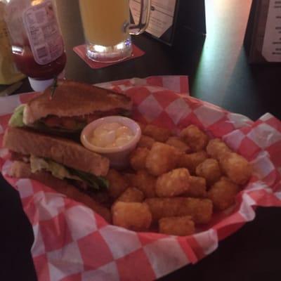 BLT and tater tots. It's great and only $5.99