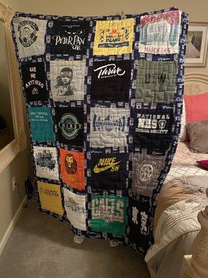 T-shirt quilt!