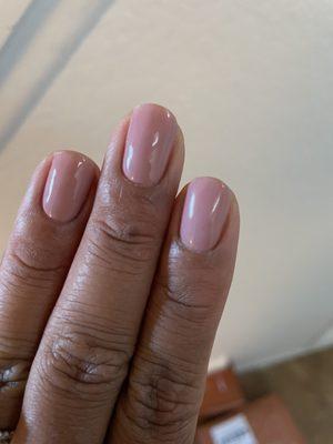 Fresh gel mani