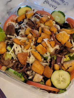 Grilled steak salad