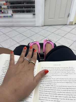 Happy Fourth of July! The spa pedicure is awesome.