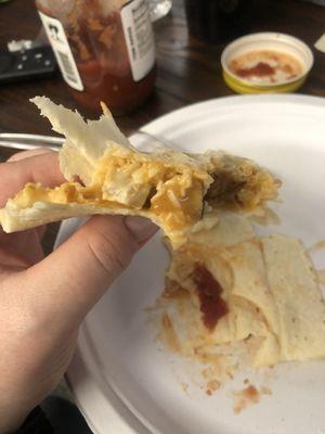 Four Cheese Quesadilla - Chicken