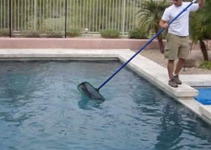 Top of the line complete care pool cleaning services.