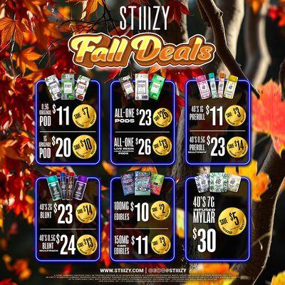 STIIIZY FALL DEALS