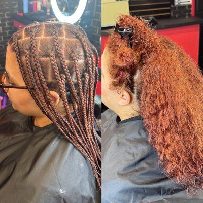 Service: Boxbraids

Shampoo, scalp massage and blow dry is included with all braiding services