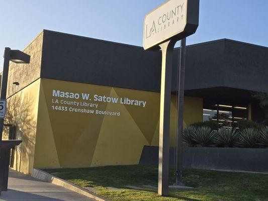 Masao W Satow County Library