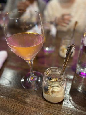 Hibiscus Mimosa and Mini Parfait