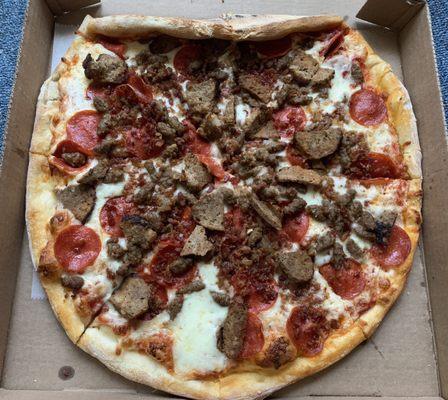 Meat pizza.