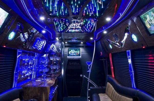 36 Passenger Chicago Party Bus