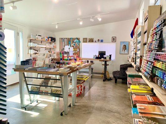 Marfa Art Supply interior