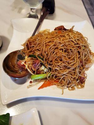 Pork chow mein