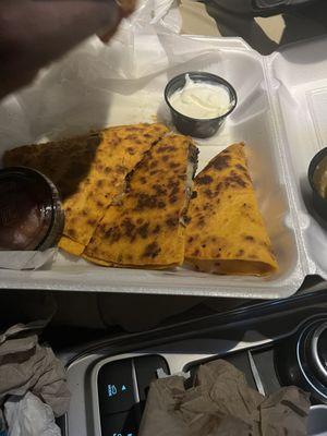 Brisket quesadillas